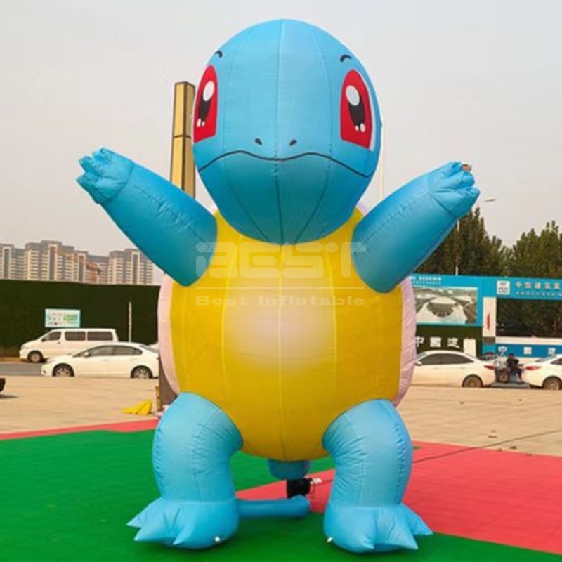 Customized Inflatable Cartoon Squirtle Turtle Inflatable Jenny Turtle Mascot Model For Decoration