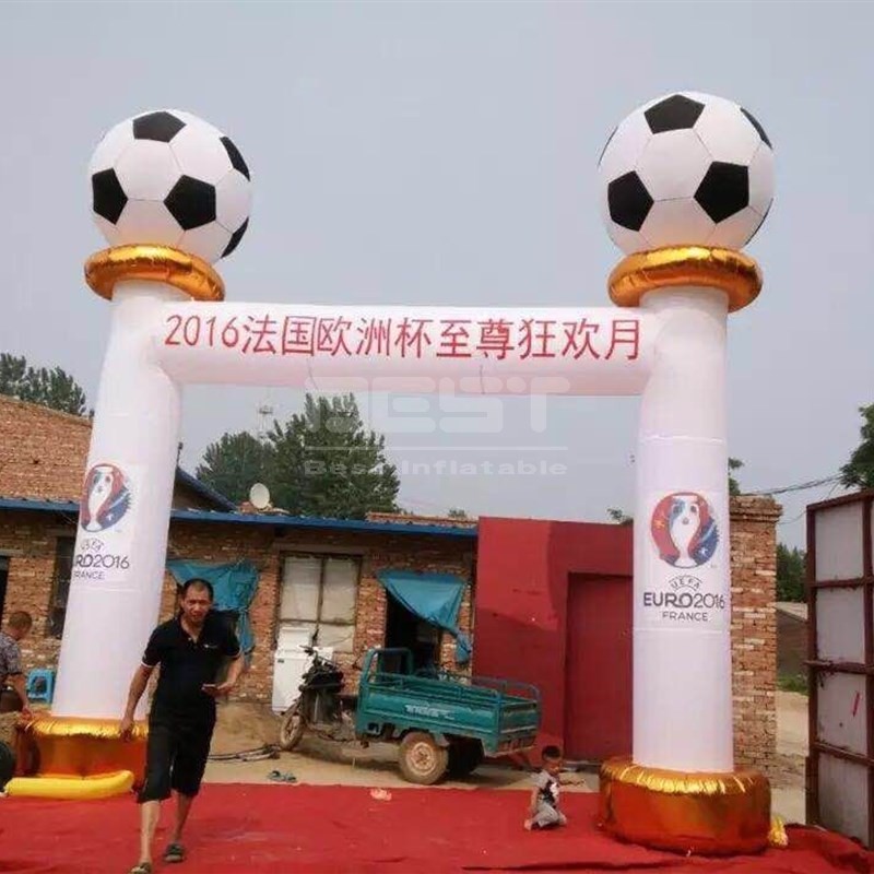 Customized Quality Sport Events Inflatable Football Arch For Sale