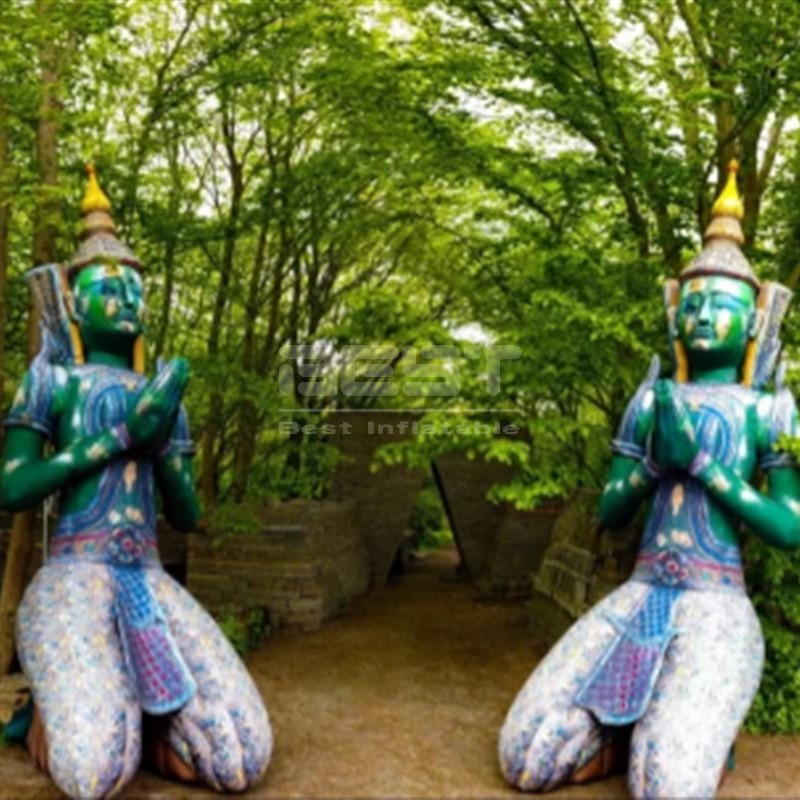 Figure customized golden inflatable Buddha large buddha statues