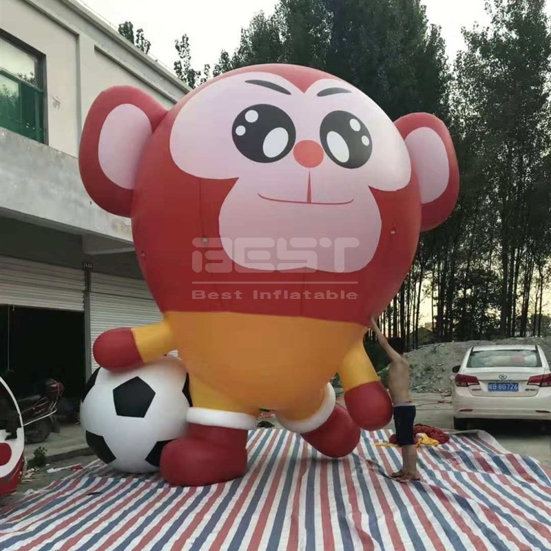 Huge large high tall giant inflatable advertising 3D monkey for customize blow up blow up animal model