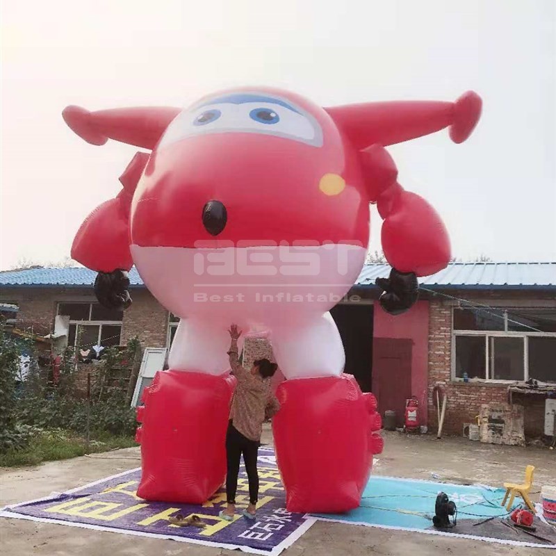 Custom giant advertising inflatable airplane inflatable super flyer Jett